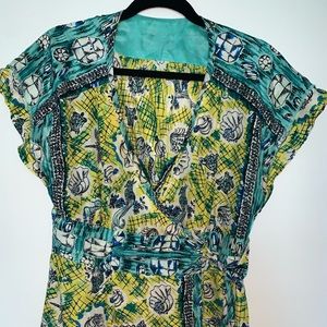 Nanette Lepore colorful blouse